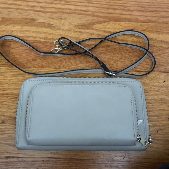 grey leather Crossbag - Picture 1 of 3